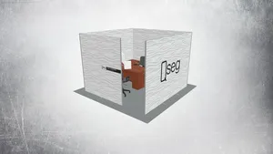 QSEG Office Partition - Single - Full Print