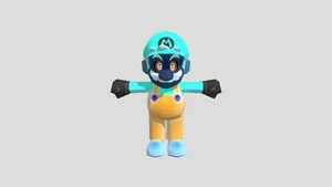 Photo negative mario