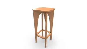 Wood Stool