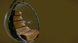 Retrofuturism old chair