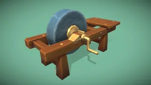 Grindstone - Hand Painted