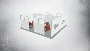 QSEG Office Partition - Quad - Print+TPU