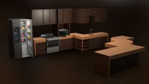 Low Poly Kitchen Assets - The Sims 4 Style