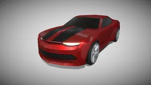 Low Poly Chevrolet Camaro