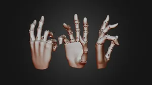 jointed hands BJD