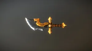 WoW Style Hand painted sword