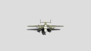 B-25 Bomber Plane (From War Thunder)