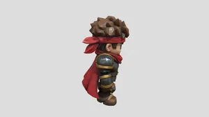 Chibi Armored Warrior - Tripo 3D vs SupaVoxel