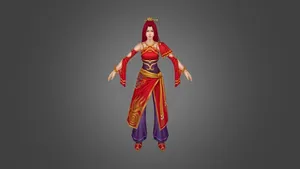 Woman Rigged 3D Model