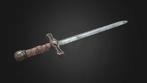 Sword 3d game ready PBR Low-Poly