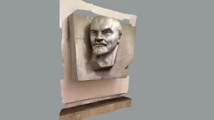 Vladimir Lenin on Ploschad Ilyicha metro station