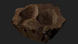 Wooden block or mold (FS# 6.1448.1)