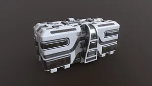 Sci-Fi lowpoly prop - Crate