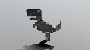 Dino game 3d model