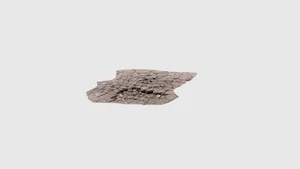 Asphalt broken road debris cracks
