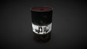 Metal Oil Barrel