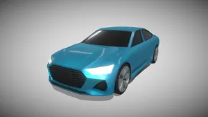 Low Poly Audi RS7