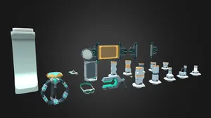 VR ready Sci-fi assets