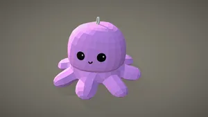 Low Poly Octopus Plush (free)