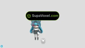 Chibi Cat-Ear Girl Figure - Rodin vs SupaVoxel
