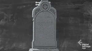 Drumgoon Hill - Old Graveyard Headstone 488