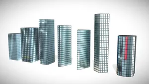 Low Poly Skyscrapers