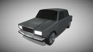 Low Poly Lada 2107