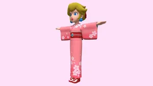 Mario kart tour - Peach (Kimono)