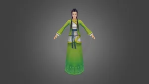 Girl Rigged 3D Model