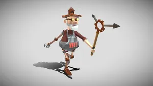 Crank, the Steampunk Prospector: Animation Reel