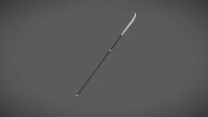 Low-poly Naginata