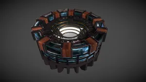 Arc Reactor - Tony Stark - LOW POLY