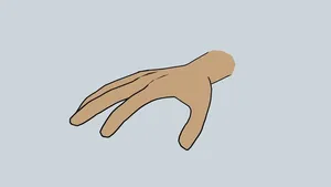 Low Poly Human Hand
