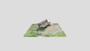 Italian park bench