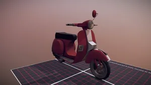 Low Poly Vespa