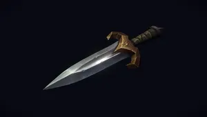 Hand-painted Simple Dagger