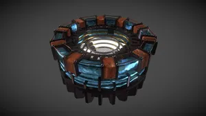 Arc Reactor - Tony Stark - HIGH POLY