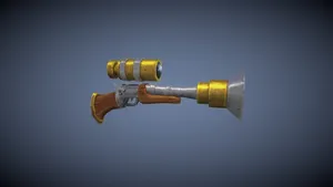 Blunderbuss - Hand painted - Low poly