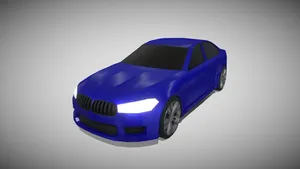 Low Poly BMW M5 F90