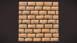FREE Stylized Trimsheet - Brick wall