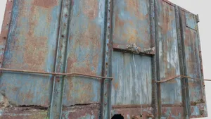 Rusty trailer front