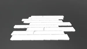 Paving Stones Squares Jagged Edges Tight Joints