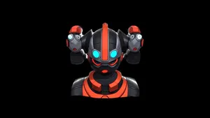 Helmet Mask Robot Cartoon 2106