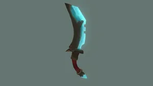 Hand painted dagger