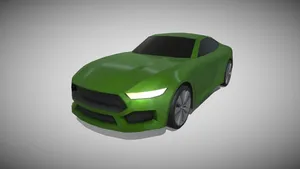 Low Poly Ford Mustang