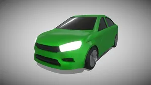 Low Poly Lada Vesta