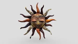 Day 261: Metal sun wall art - 1scanaday