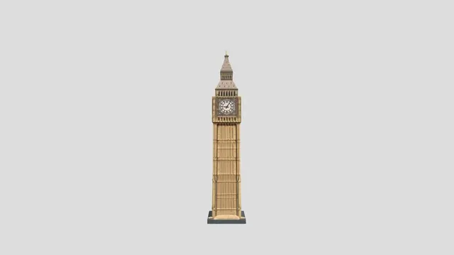 The Yanoman 3D Puzzle Big Ben