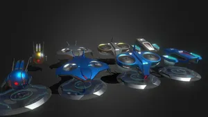 Drones Lowpoly