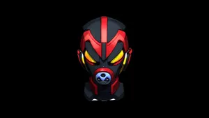 Helmet Mask Robot Cartoon 1990
